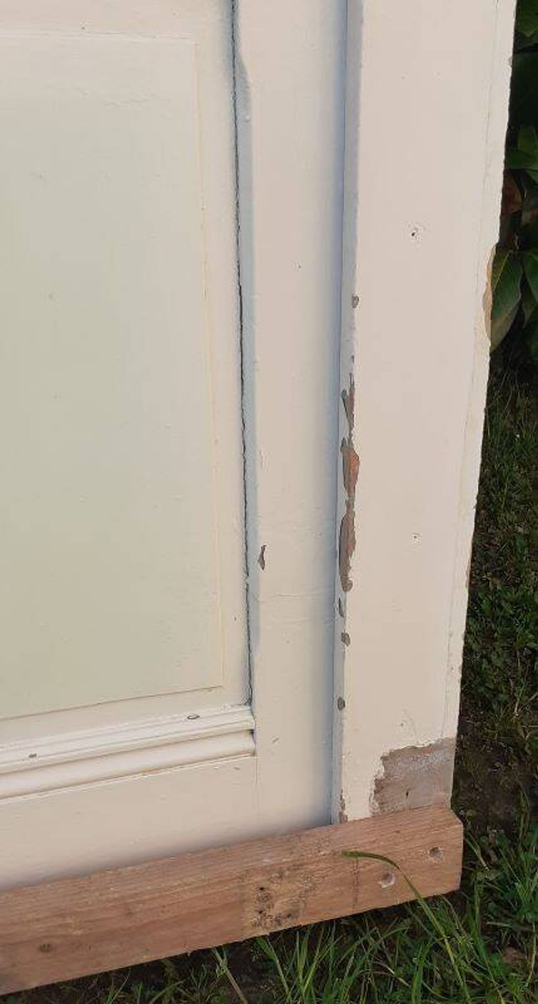 81.2x212 door and old molded paneled communication frame
