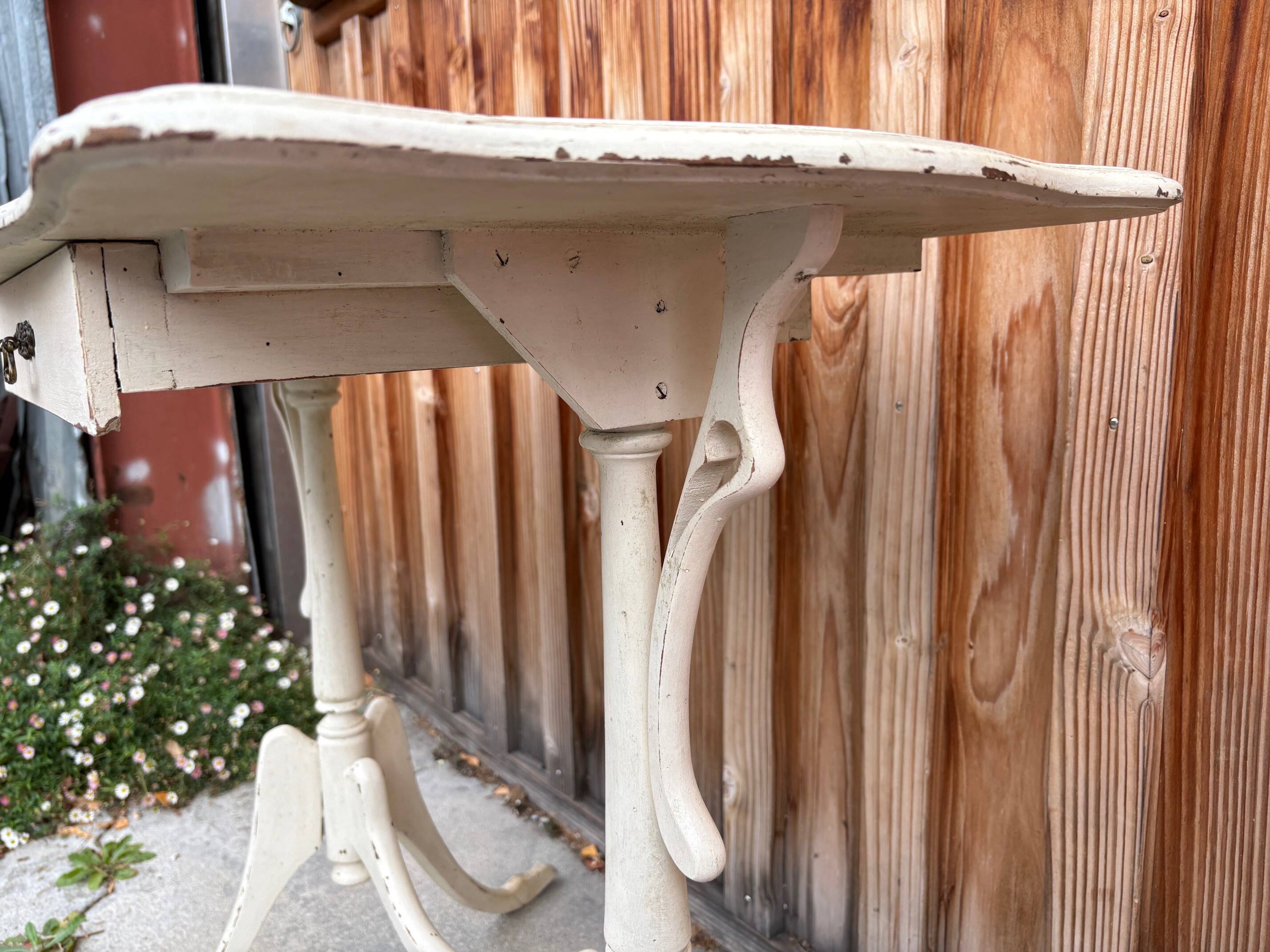 Antique dressing table with Napoleon III style chair