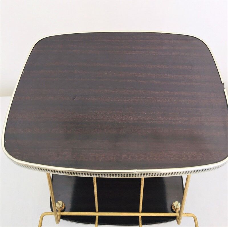 Vintage magazine holder table