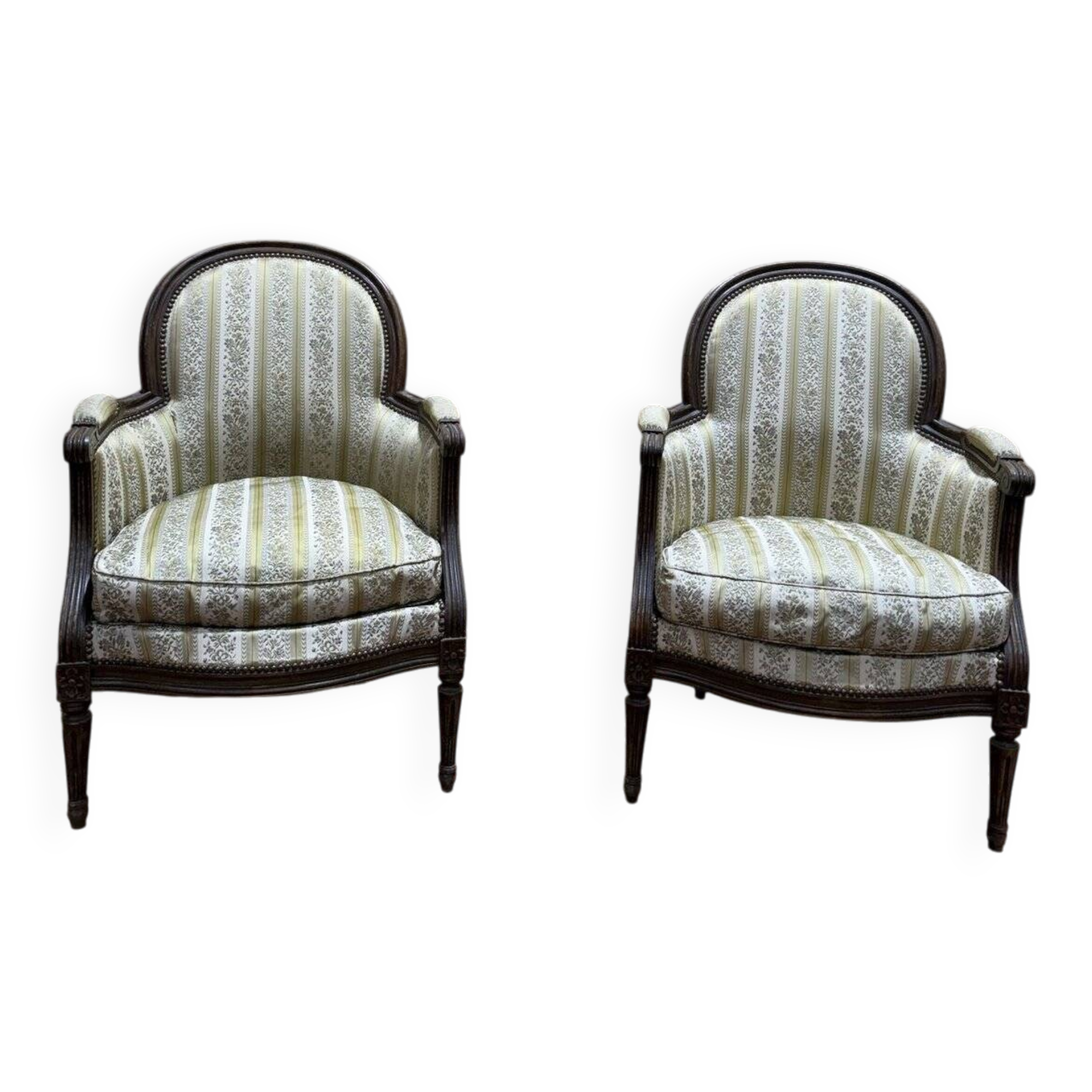 Pair of armchairs - Louis XVI style bergères