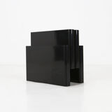 Black Kartell Magazine Rack by Giotto Stoppino