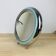 Vintage chrome barber mirror