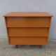 ancienne commode en bois pieds compas vintage