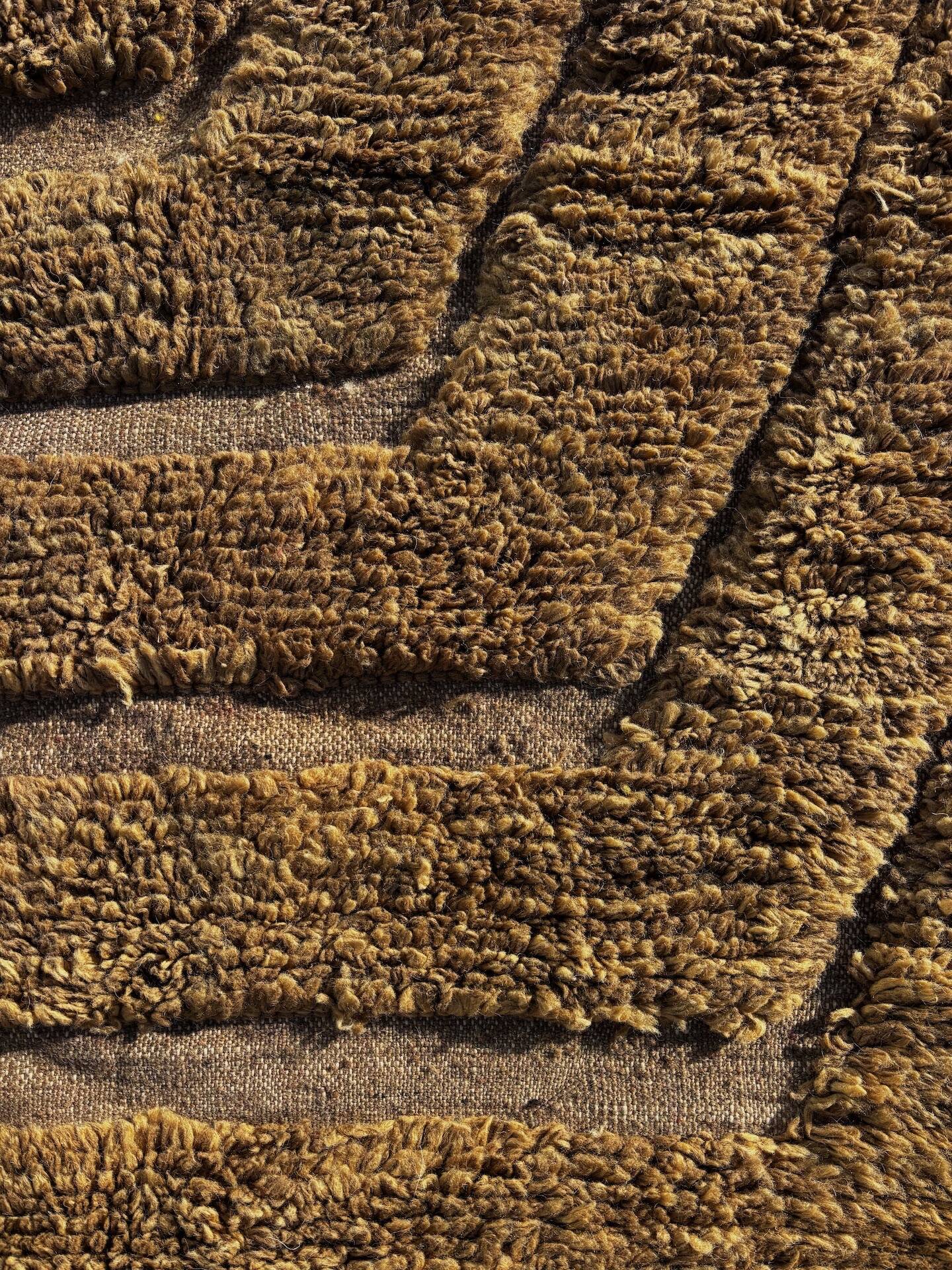 Atlas Blocks – Custom shaggy Moroccan Berber rug
