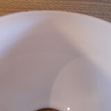 Open globe 20cm in old white glass for suspension lamp