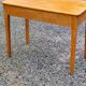 Writing table oak desk feet bobbins from the 50s