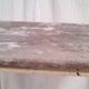 Workshop table wooden top metal base