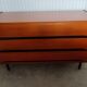 1960s Scandinavian teak commode by the French manufacturer MUPLES.