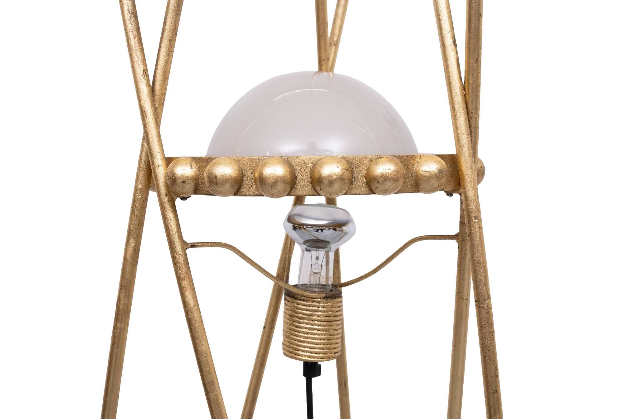 Mikado Antique Gold Art floor lamp 1980s Italy