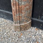 Regency fireplace in Rance marble, 18th century