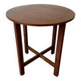 Vintage Round Side Table 1930s Art Deco