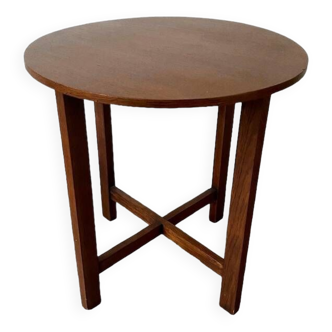 Vintage Round Side Table 1930s Art Deco