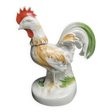 Objet publicitaire bouteille digestif Raphaël forme coq XXème
