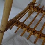 Vintage rattan bedside