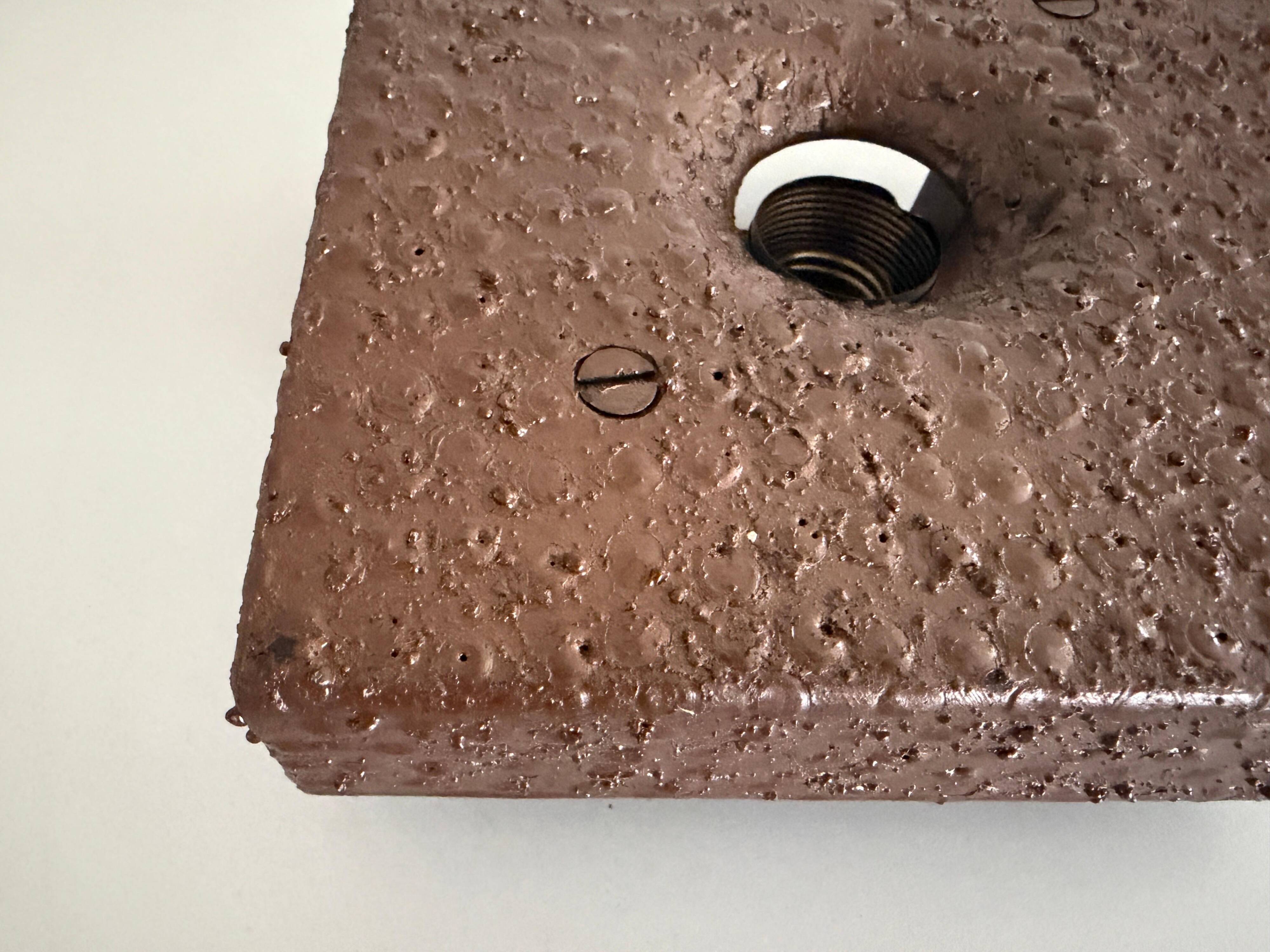 Brown cast metal frame, 1960s, Germany.