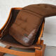 Pair of Danish armchairs in teak and leather 1970