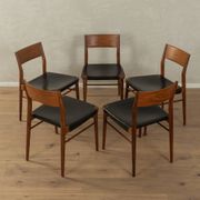 50s Dining Chairs by Georg Leowald for Wilkhahn