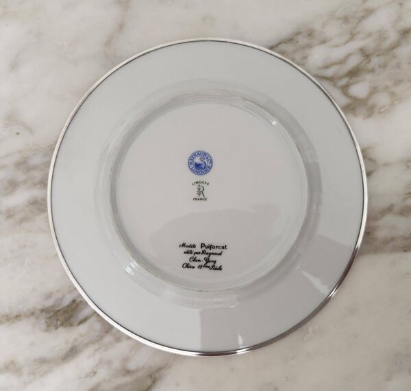Puiforcat & raynaud porcelaine limoges assiette de présentation