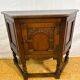 Vintage Old Charm Furniture Canted Side Cabinet English Country House  1970