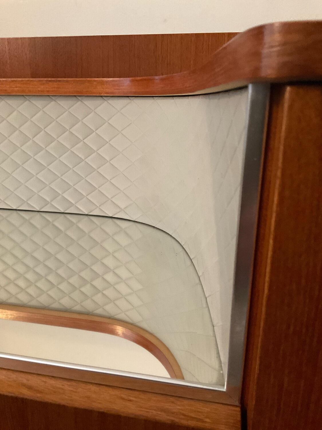 Enfilade Scandinavian tv cabinet of the 60s in teak
