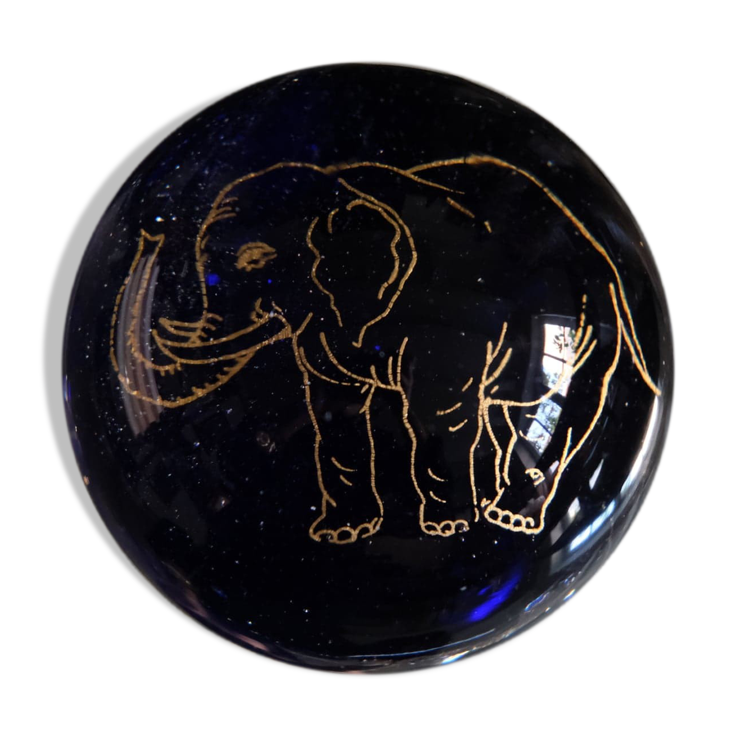 Sulfure Midnight blue golden elephant Very good condition