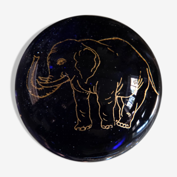 Sulfure Midnight blue golden elephant Very good condition