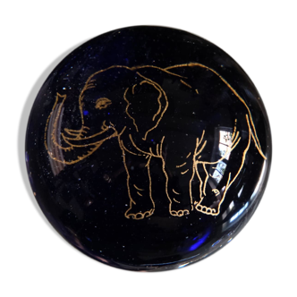 Sulfure Midnight blue golden elephant Very good condition