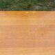 Vintage chest of drawers in light oak and rattan with tapered legs, 3 drawers from the 1950s.