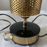 Perforated metal night light.