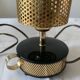 Perforated metal night light.