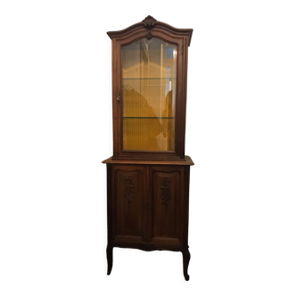 Vitrine en cerisier massif