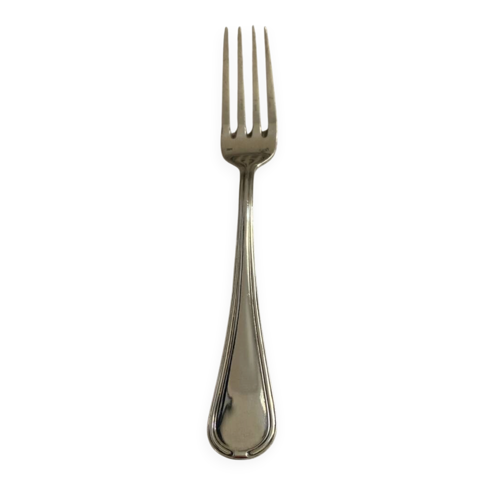 Child's silver-plated metal fork