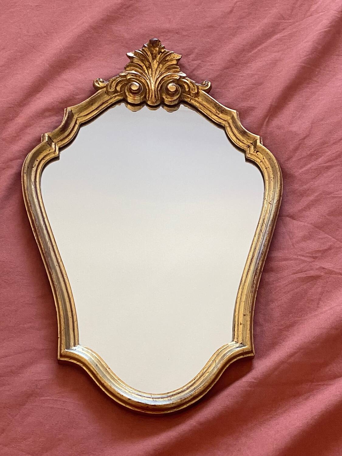 Louis XV rocaille shell mirror