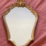 Louis XV rocaille shell mirror