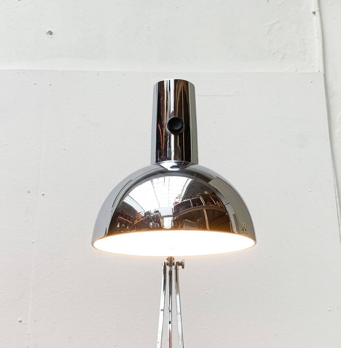 Louis Poulsen Chrome IT Desk Lamp, 1970s