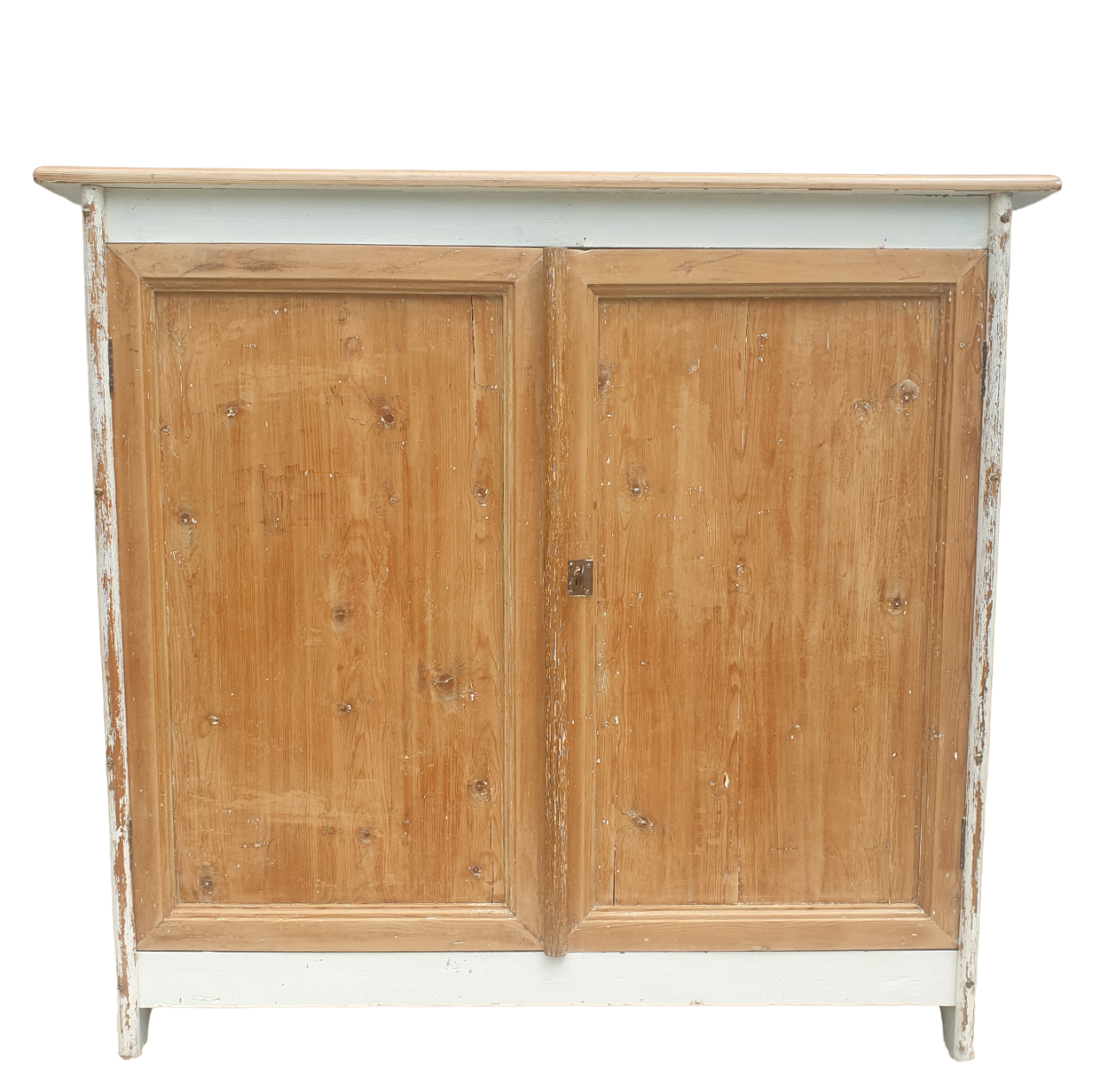 Buffet parisien patine blanche d'autrefois