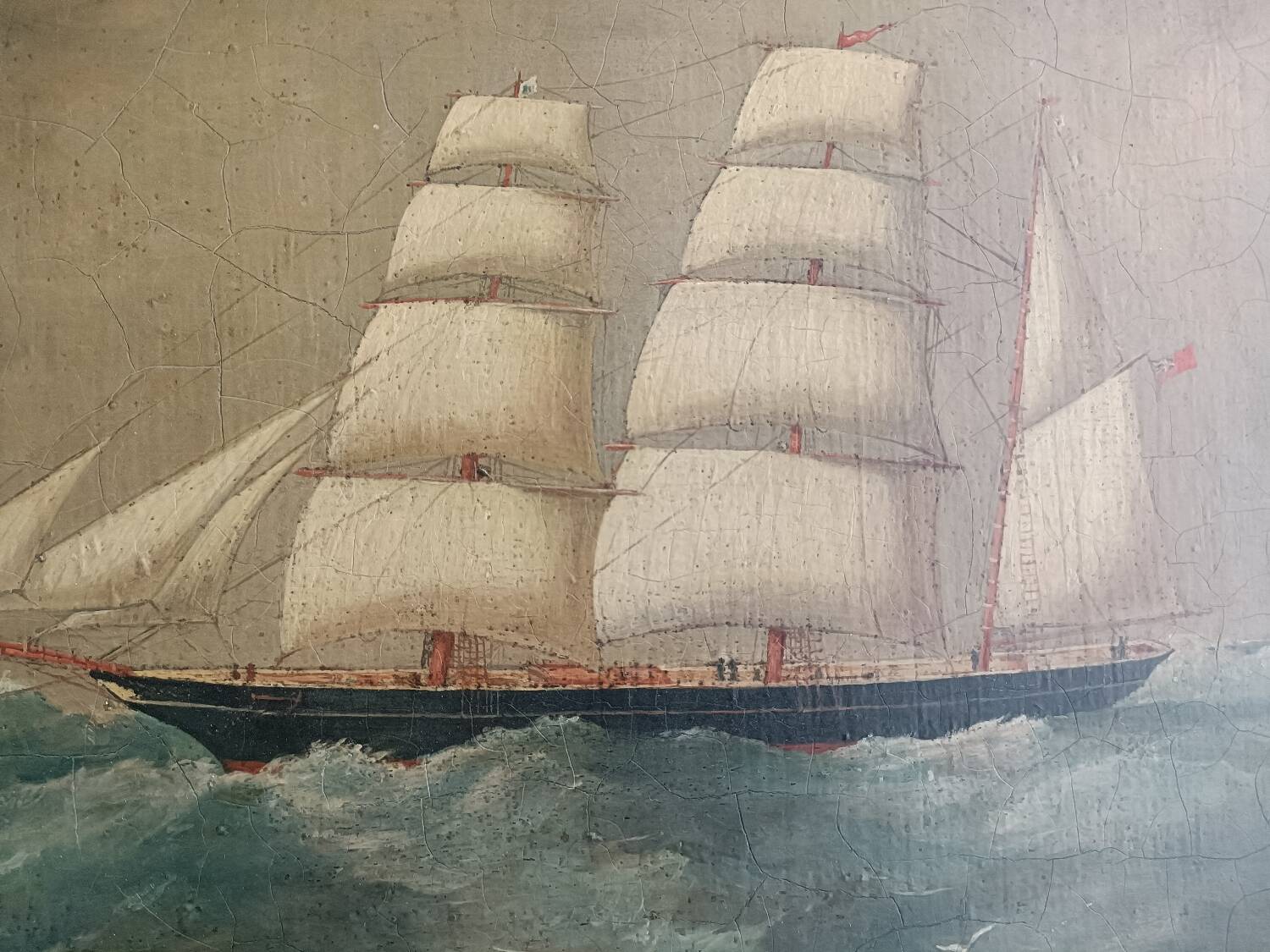 Marine, oil on canvas