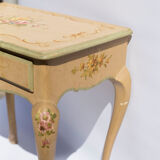 Pair of Louis XV style beside tables painted 50s