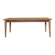 Vintage farm table with spindle legs.
