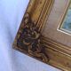 Small old painting signed