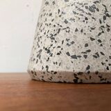 Vintage Postmodern Eno table lamp in glass and terrazzo from Ikea, 1990s.