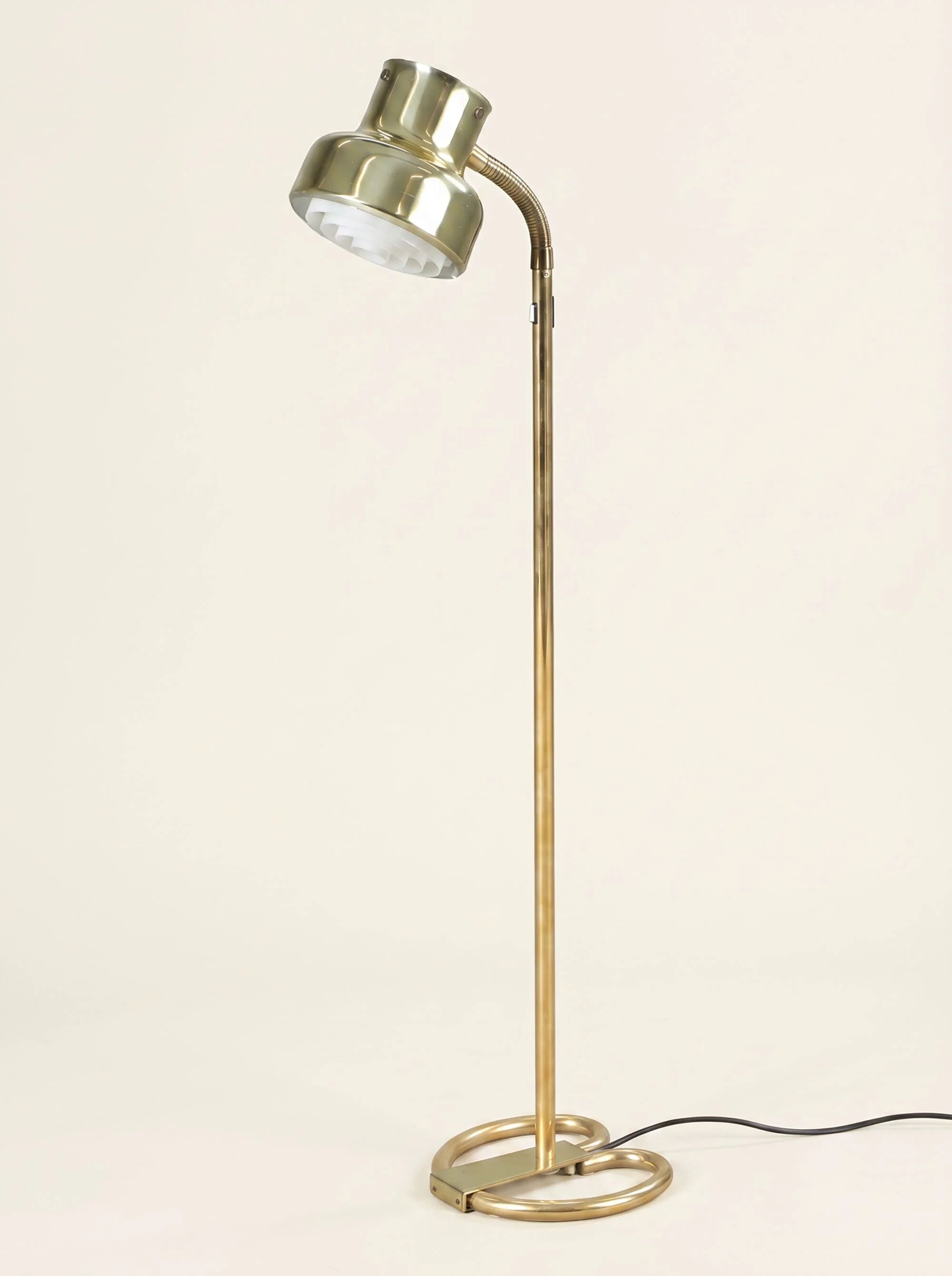 Anders Pehrson – Bumling floor lamp in brass, second half of the 20th century