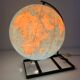 Vintage globe 1971 terrestrial Taride glass - 29 cm