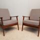 Pair of chairs 1960's boomerang