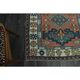 1970s Vintage Turkish Oushak Handmade Wool Cotton Orange  Area Rug 136x192