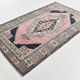 Pink & Navy Blue Classic Persian Rug, 130x225Cm