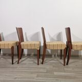 Art Deco Dining Chairs by Jindrich Halabala