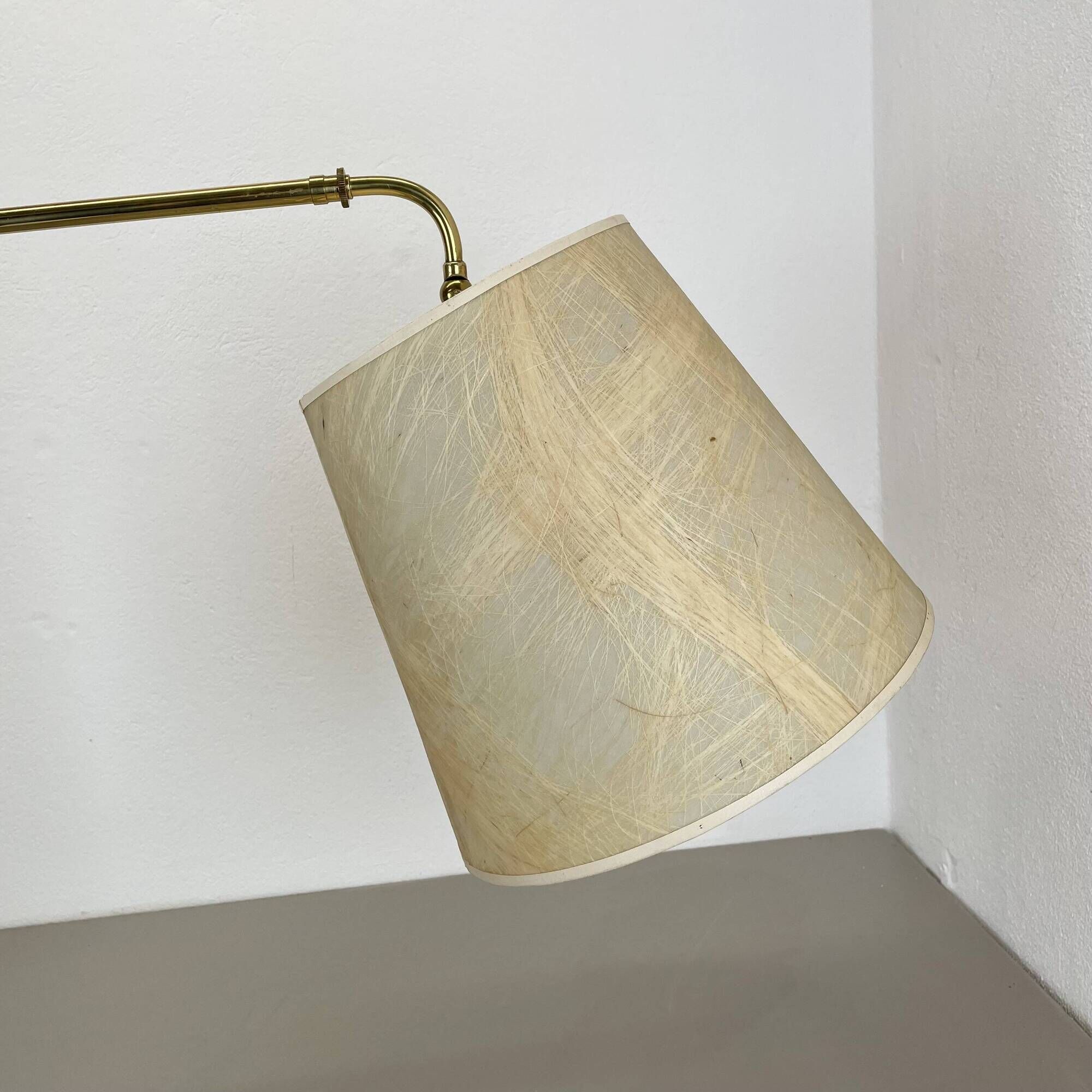 XXL adjustable Brass Wall Light Italy, 1950s
