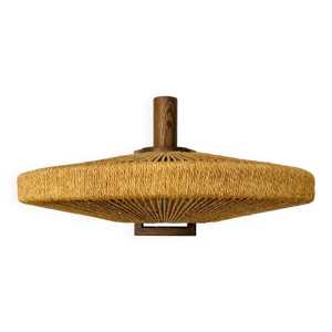 grand lampadaire en sisal