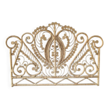 Rattan headboard